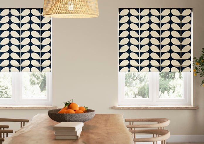 Orla Kiely Jumbo Solid Stem, Whale - Twist&Fit Roman Blind - Image 3
